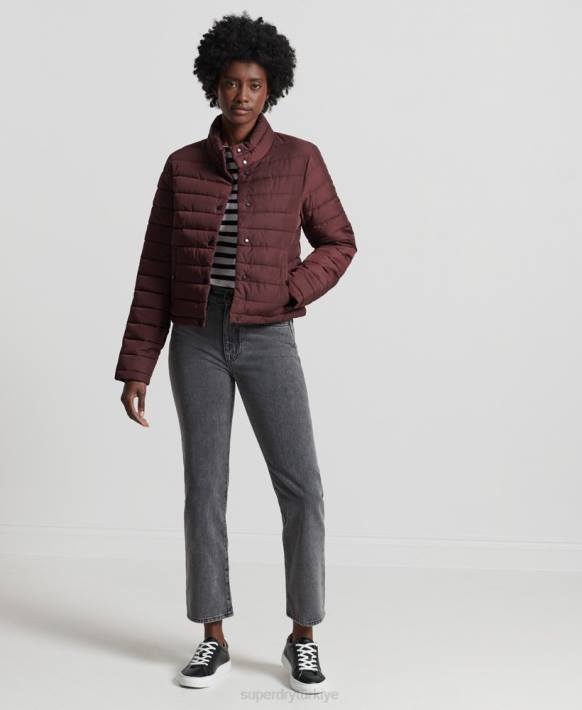 kadınlar Superdry kırmızı kutulu fuji ceket NNTB5535