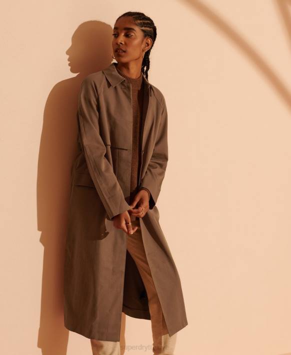 kadınlar Superdry kahverengi sınırlı sayıda klasik mac NNTB5692