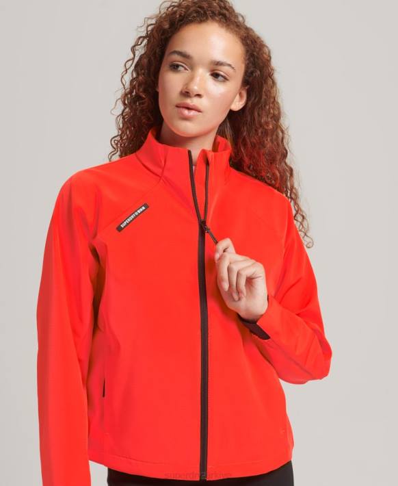 kadınlar Superdry mercan teknoloji softshell eşofman üstü NNTB3703