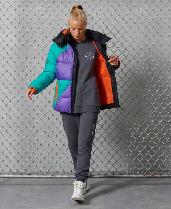 kadınlar Superdry çok spor tarz enerji şişme ceket NNTB1155