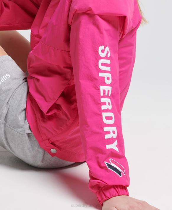 kadınlar Superdry pembe kod temel grafik yükü NNTB5560