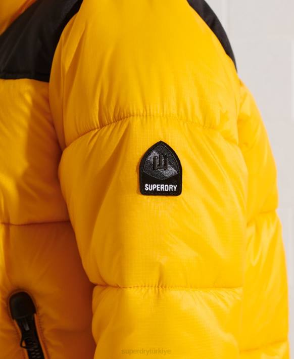kadınlar Superdry sarı kod ceketi NNTB5477