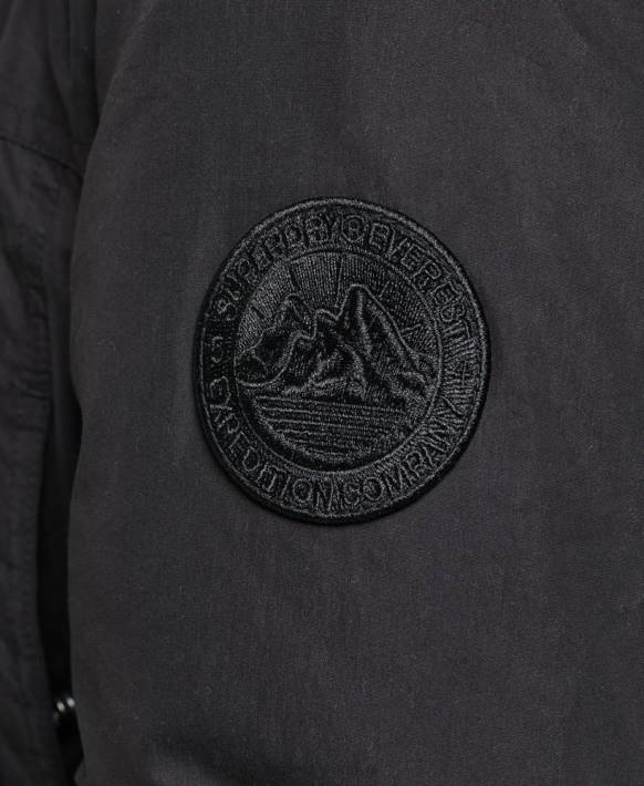 kadınlar Superdry siyah aşağı everest parka NNTB3598