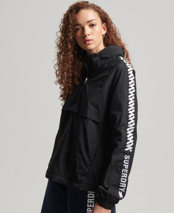 kadınlar Superdry siyah kod temel grafik yükü NNTB5444