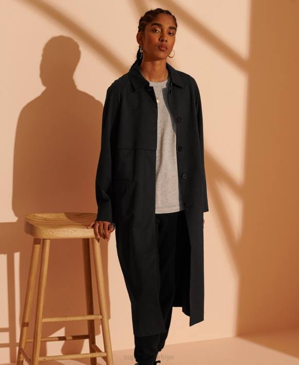 kadınlar Superdry siyah sınırlı sayıda klasik mac NNTB3849