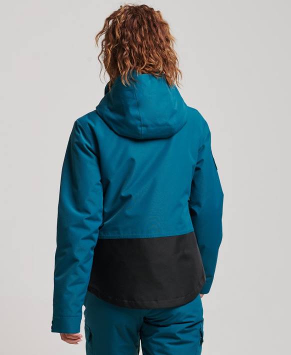 kadınlar Superdry turkuaz nihai kurtarma ceketi NNTB6549