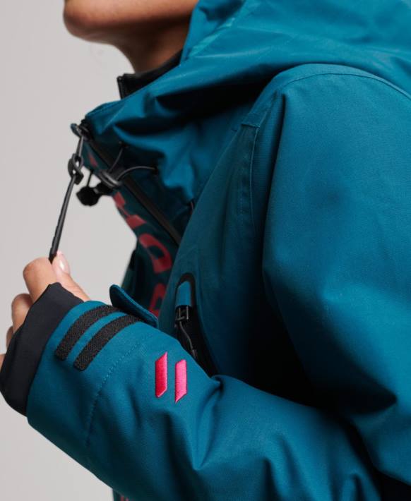 kadınlar Superdry turkuaz nihai kurtarma ceketi NNTB6549