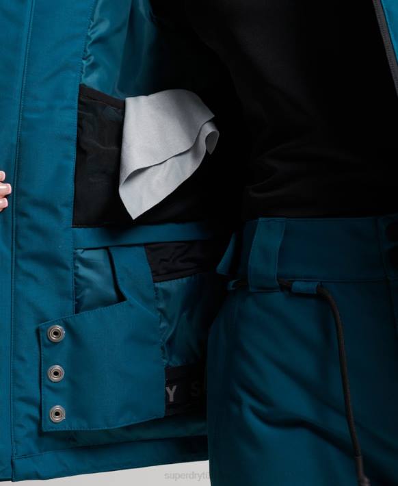 kadınlar Superdry turkuaz nihai kurtarma ceketi NNTB6549