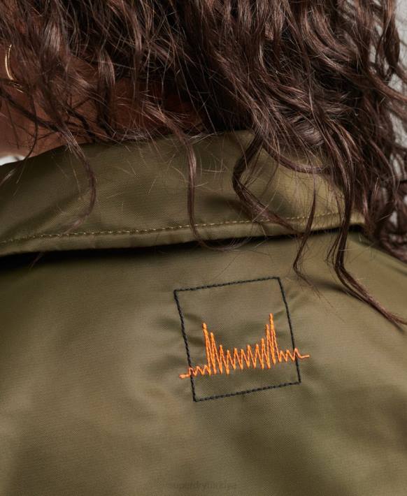 kadınlar Superdry yeşil enerji ma2 bombardıman ceketi NNTB5508