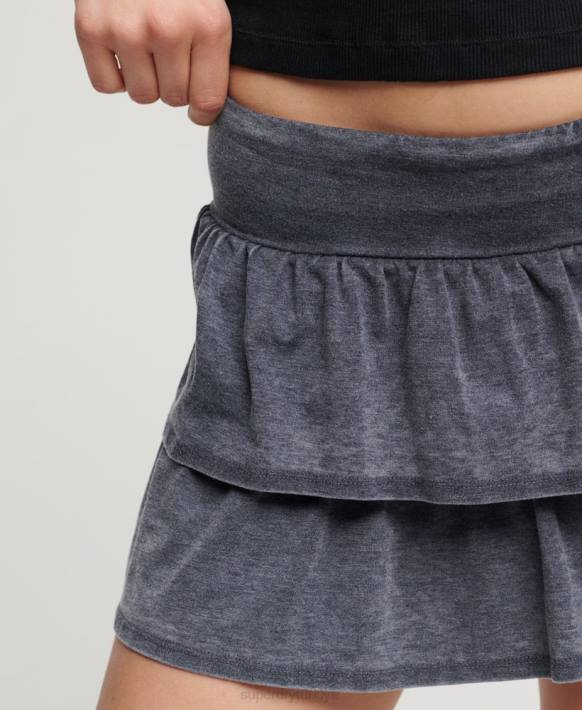 kadınlar Superdry Donanma 90'lar mini etek NNTB4117