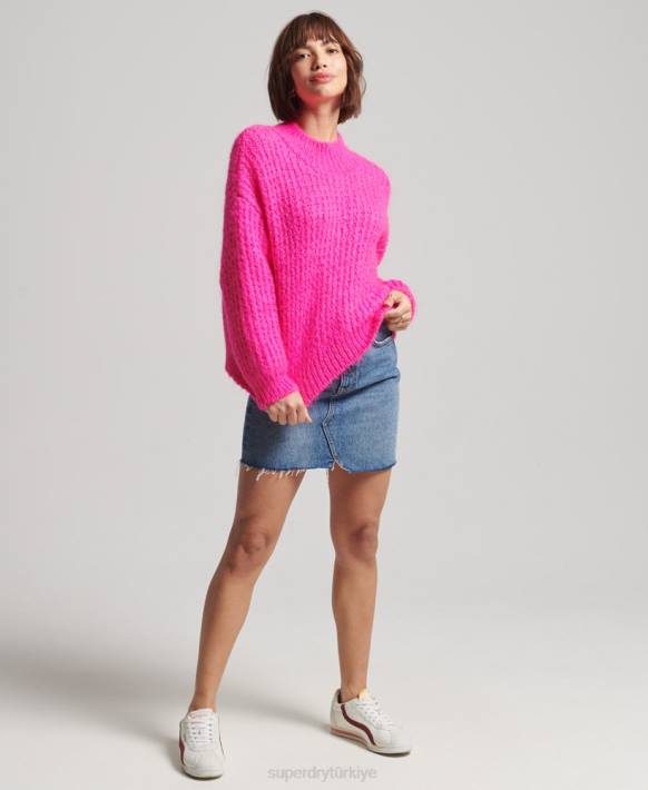 kadınlar Superdry mavi kot mini etek NNTB6739