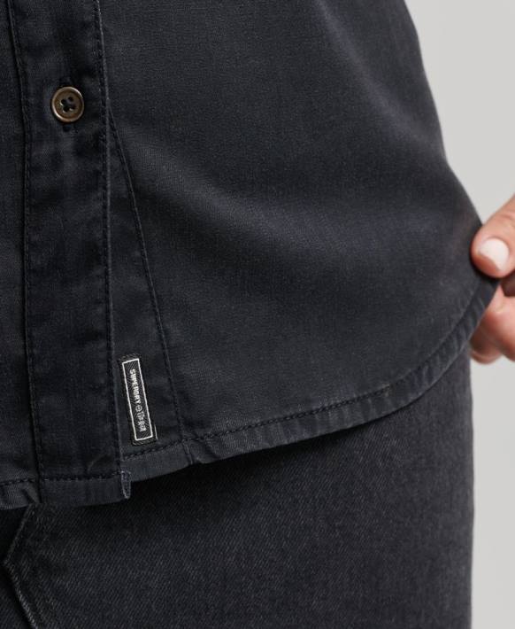 kadınlar Superdry kahverengi askeri gömlek NNTB3004