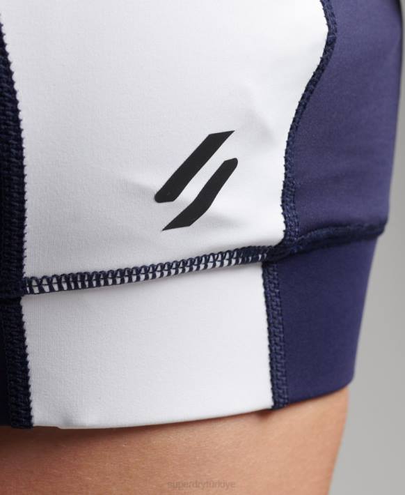 kadınlar Superdry Donanma eğitim asimetrik sutyen NNTB6339