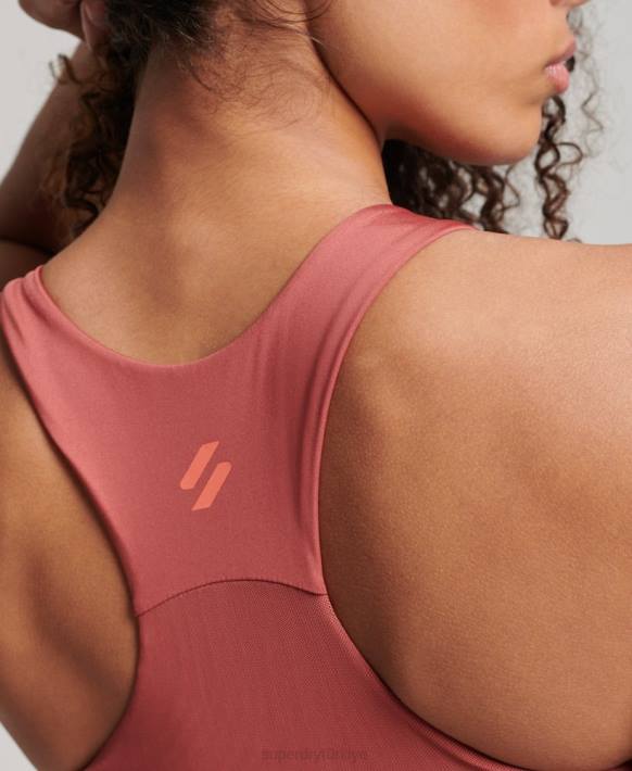 kadınlar Superdry kahverengi çekirdek aktif sutyen NNTB4173