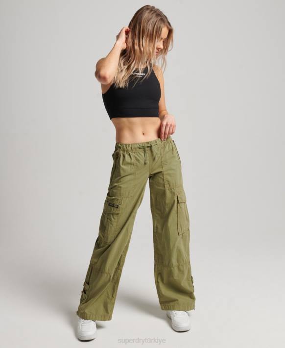 kadınlar Superdry siyah organik pamuk çekirdekli spor sütyeni NNTB4193