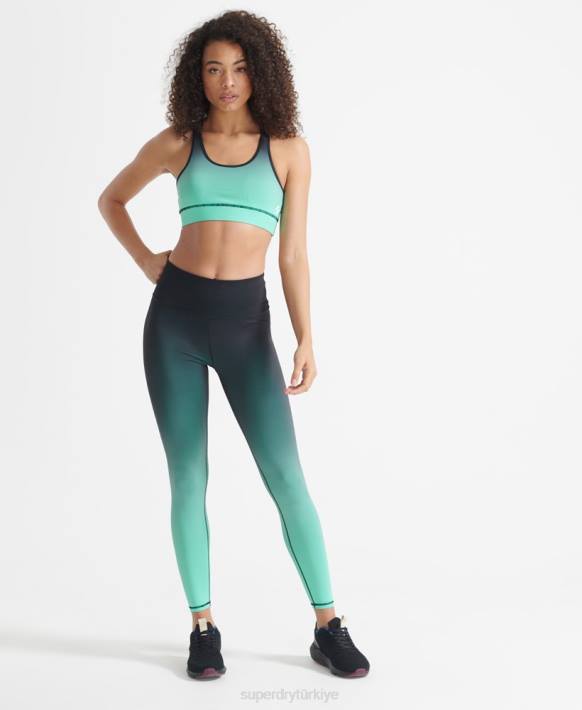 kadınlar Superdry turkuaz eğitim temel sutyen NNTB4203