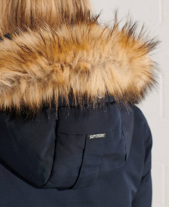 kadınlar Superdry Donanma code everest parka kaban NNTB5590