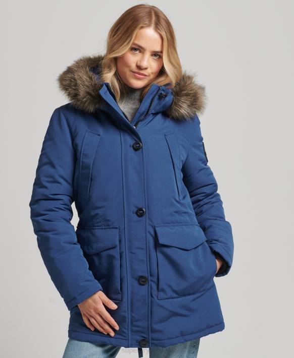 kadınlar Superdry Donanma everest parka kaban NNTB3685