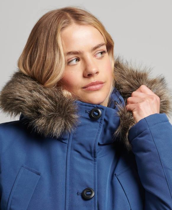kadınlar Superdry Donanma everest parka kaban NNTB3685