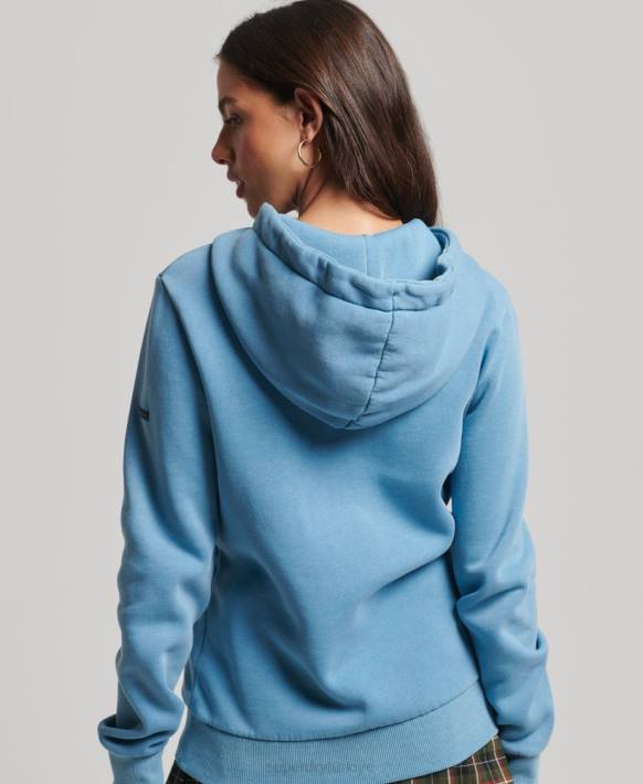 kadınlar Superdry gri Cooper klasik kapşonlu NNTB3365