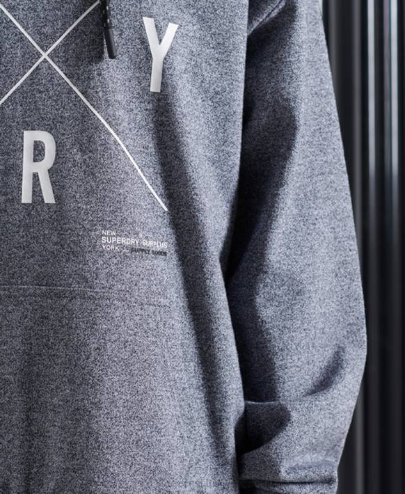 kadınlar Superdry gri fazla kapşonlu NNTB6088