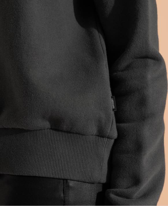 kadınlar Superdry gri nyc kez kırpılmış kapşonlu NNTB6136