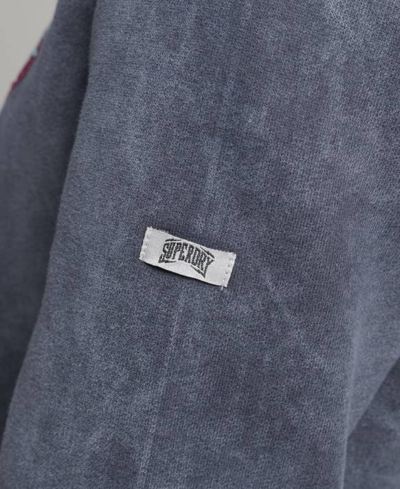 kadınlar Superdry siyah marka metal kapşonlu NNTB5849