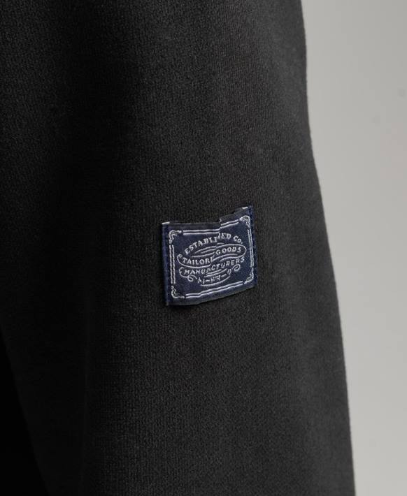 kadınlar Superdry siyah vintage logo anlatı taklidi ekip sweatshirt NNTB5772