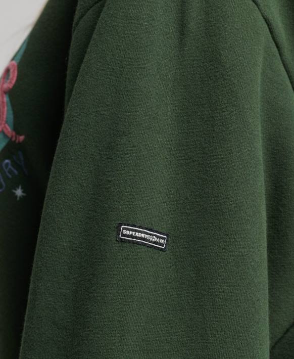 kadınlar Superdry yeşil göçebe halk kapşonlu NNTB3415