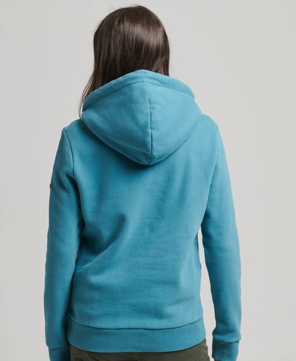 kadınlar Superdry yeşil seyahat kapşonlu NNTB6081