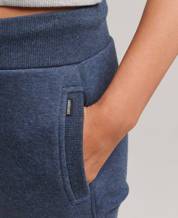 kadınlar Superdry Donanma organik pamuklu basic logolu eşofman altı NNTB3912