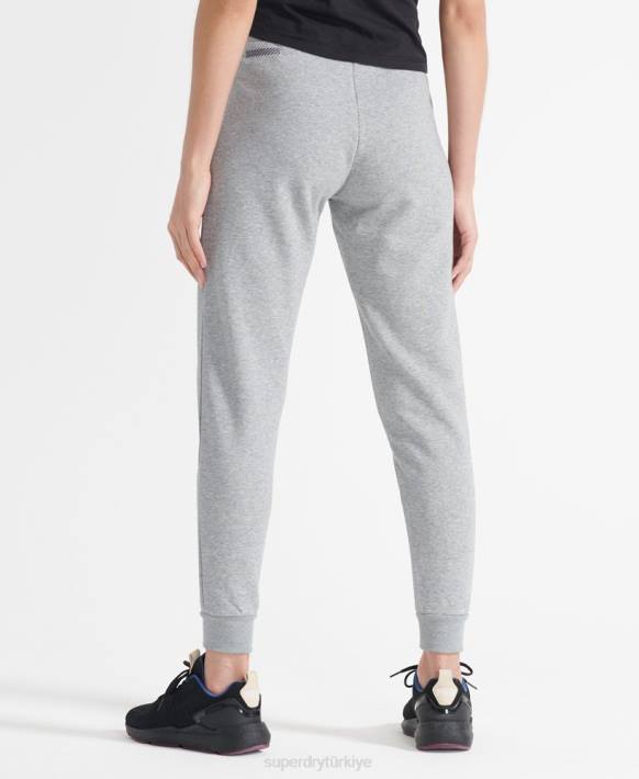 kadınlar Superdry gri eğitim merkezi spor koşucuları NNTB3933