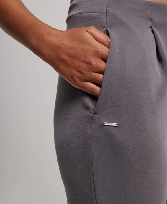 kadınlar Superdry gri esnek özel joggers NNTB3919