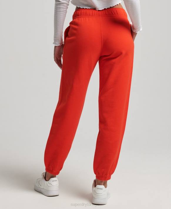 kadınlar Superdry kırmızı miras erkek arkadaşı işlemeli joggers NNTB3920