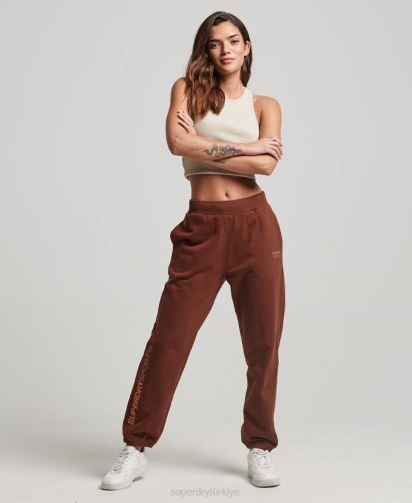 kadınlar Superdry kahverengi çekirdek koşucular NNTB3899