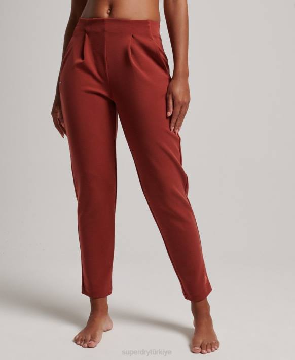 kadınlar Superdry kahverengi esnek özel joggers NNTB3914