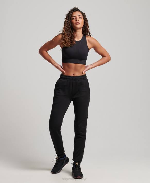 kadınlar Superdry siyah teknoloji koşucuları NNTB3921