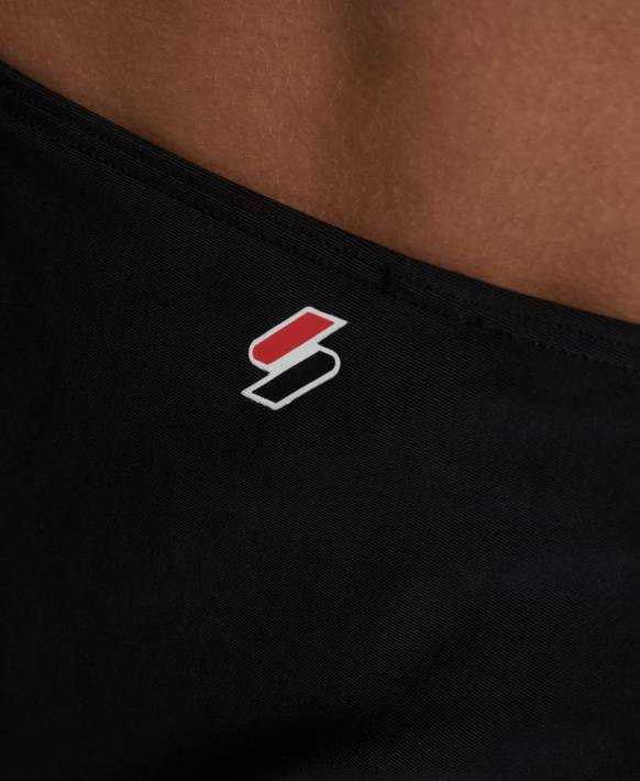 kadınlar Superdry siyah temel bikini altı NNTB3238