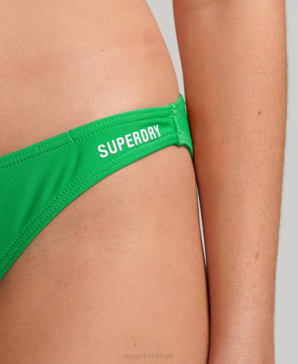 kadınlar Superdry yeşil temel bikini altı NNTB3228