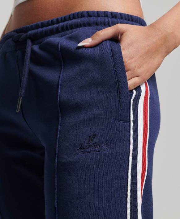 kadınlar Superdry Donanma triko eşofman altı NNTB2576