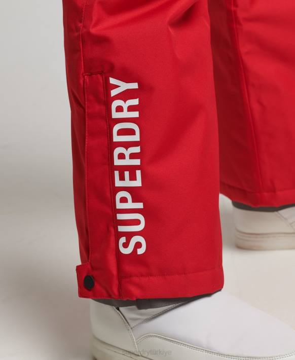 kadınlar Superdry kırmızı kurtarma pantolonu NNTB6548