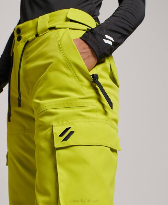 kadınlar Superdry sarı nihai kurtarma pantolonu NNTB2595