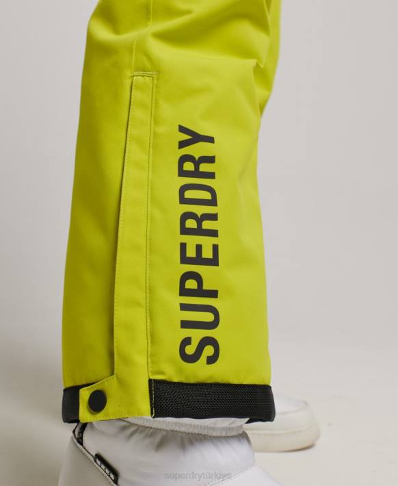 kadınlar Superdry sarı nihai kurtarma pantolonu NNTB2595