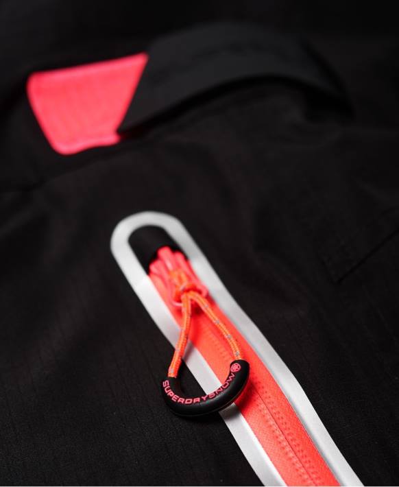 kadınlar Superdry siyah kar pantolonu NNTB2610