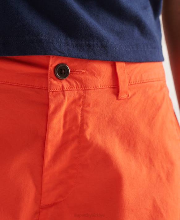 kadınlar Superdry turuncu stüdyolar şort açar NNTB3174