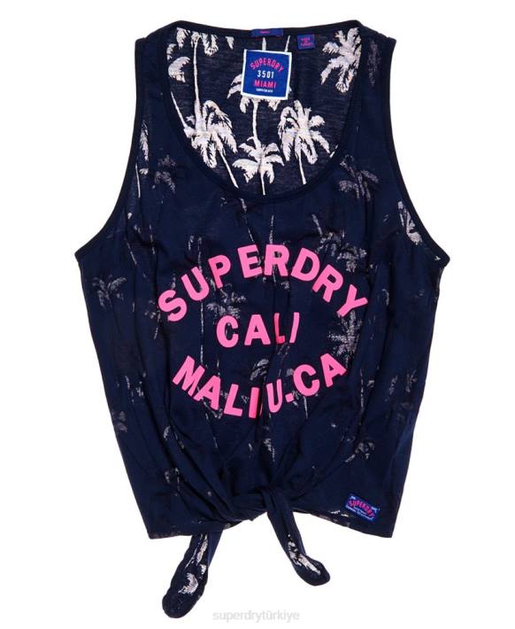 kadınlar Superdry Donanma sörf plaj atlet NNTB6784