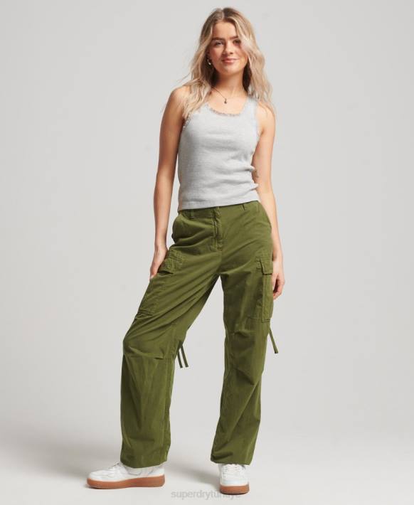 kadınlar Superdry gri dantel trim yelek üst NNTB2330