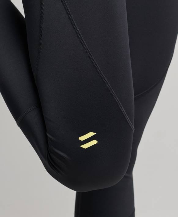 kadınlar Superdry siyah core 7/8 tayt NNTB4071