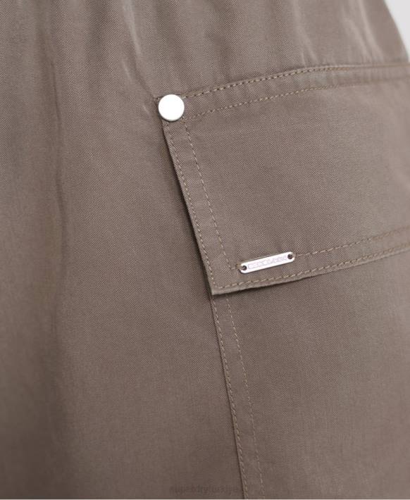 kadınlar Superdry haki nevada boyundan bağlamalı tulum NNTB4107