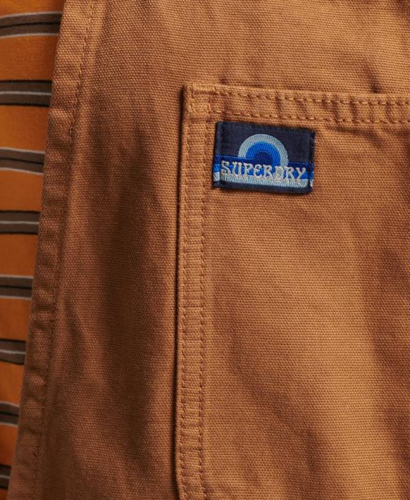 kadınlar Superdry kahverengi eski marangoz tulumları NNTB4094